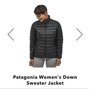 Patagonia women’s down sweater jacket